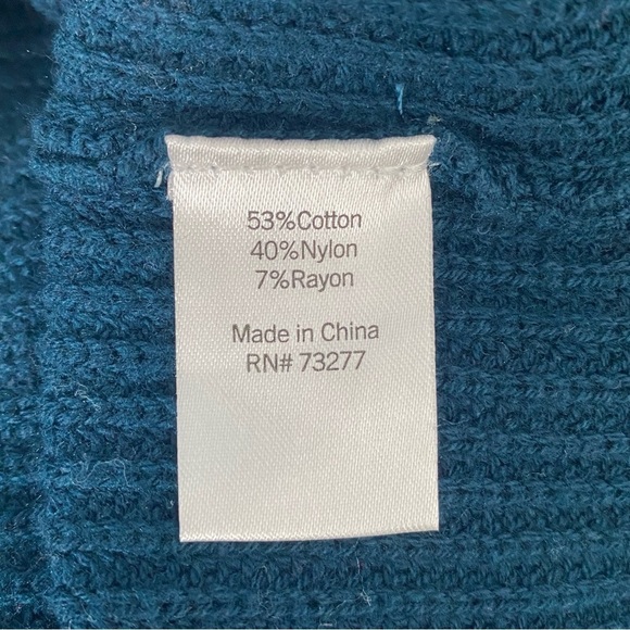 Sonoma Teal Crew Neck Sweater - Picture 8 of 8